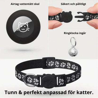 Katthalsband med Airtagskal - Djurslottet
