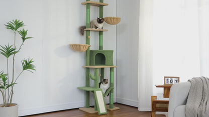 Adjustable floor to ceiling 216-285cm claw tree 