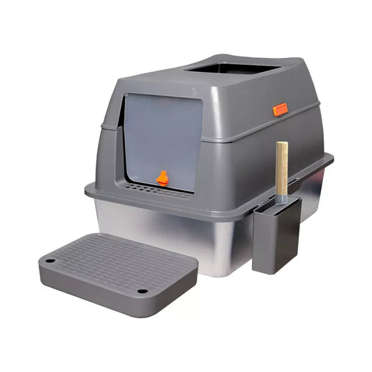 SteelBox Stainless Cat Litter Box